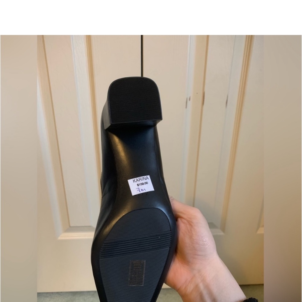 NATURALIZER KARINA Black Leather pump-size 7-Brand new without box - Picture 7 of 12